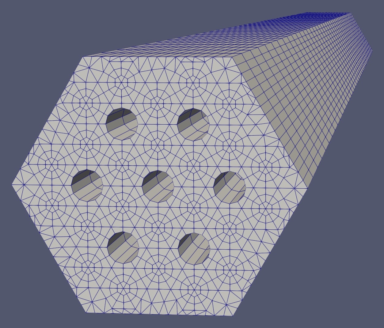 Assembly core mesh.