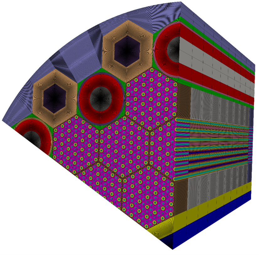 HP-MR mesh used in the analysis.